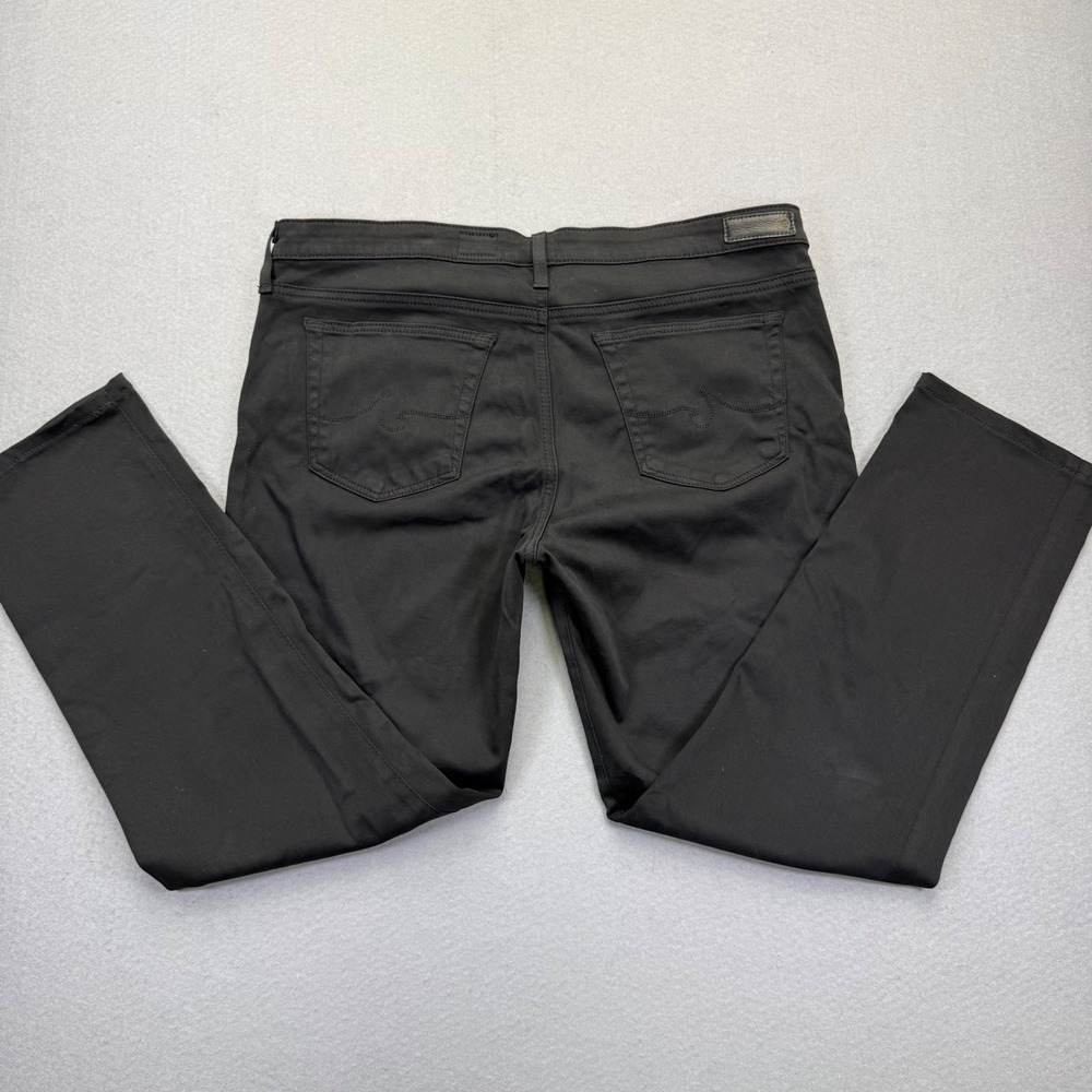 AG Adriano Goldschmied The Stilt‎ Cigarette Leg Black Jeans Size 30 Stretch
